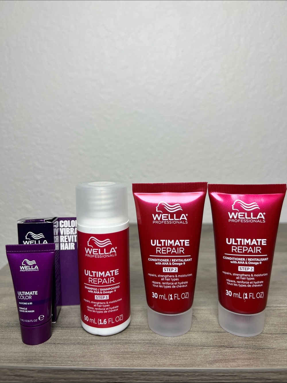 Wella Ultimate Repair Shampoo & Conditioner, Ultimate Color Mask Bundle